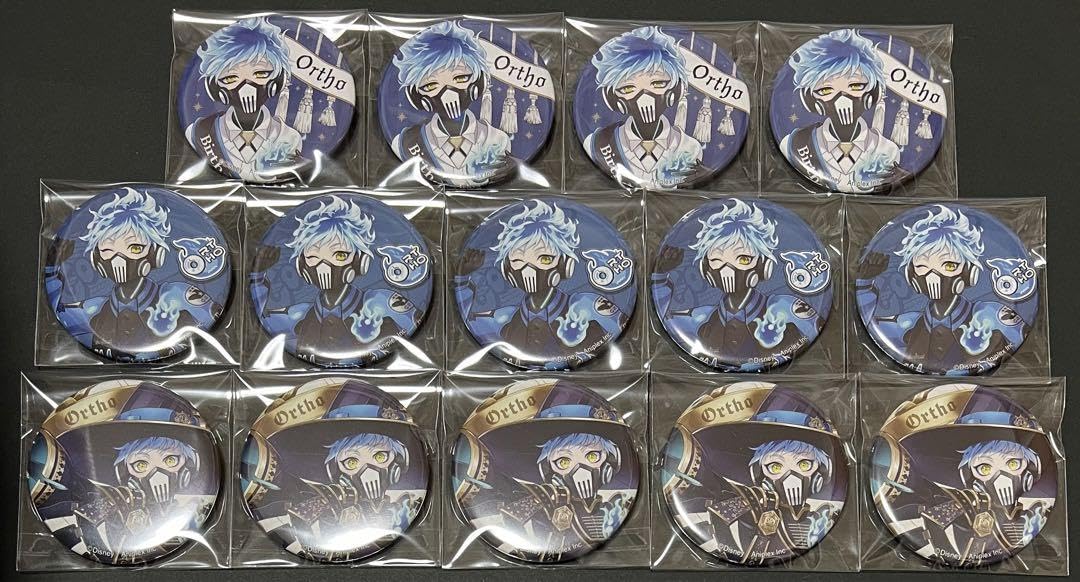 ツイステイデア缶バッジプレミアムバースデーおめかしユニオンブルーム